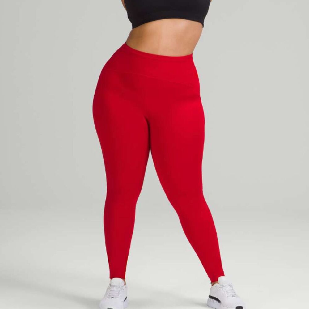 Lululemon Swift Speed High-Rise Tight 28" Dark Red Size 20 Athletic Running Yoga